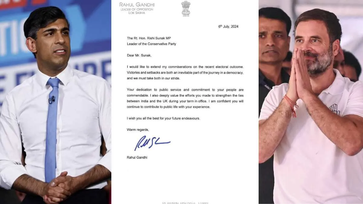 Rahul Gandhi, Rishi Sunak